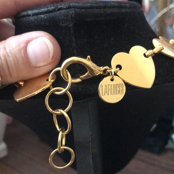 Gold Heart Necklace Larucci - Picture 2 of 2